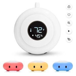 Kelvin Digital Humidity & Temperature Monitor - Nursery Night Light